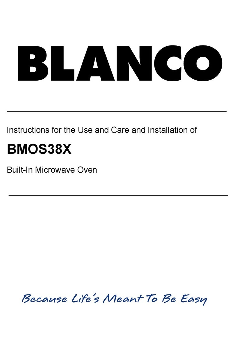 Blanco BMOS38X Installation guide