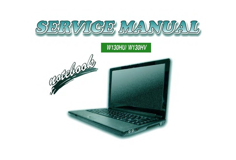 Clevo W130HU Service manual