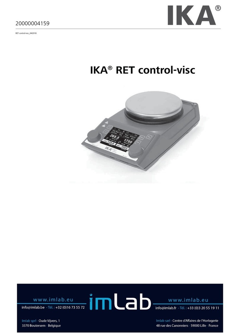 IKA RET control-visc User manual
