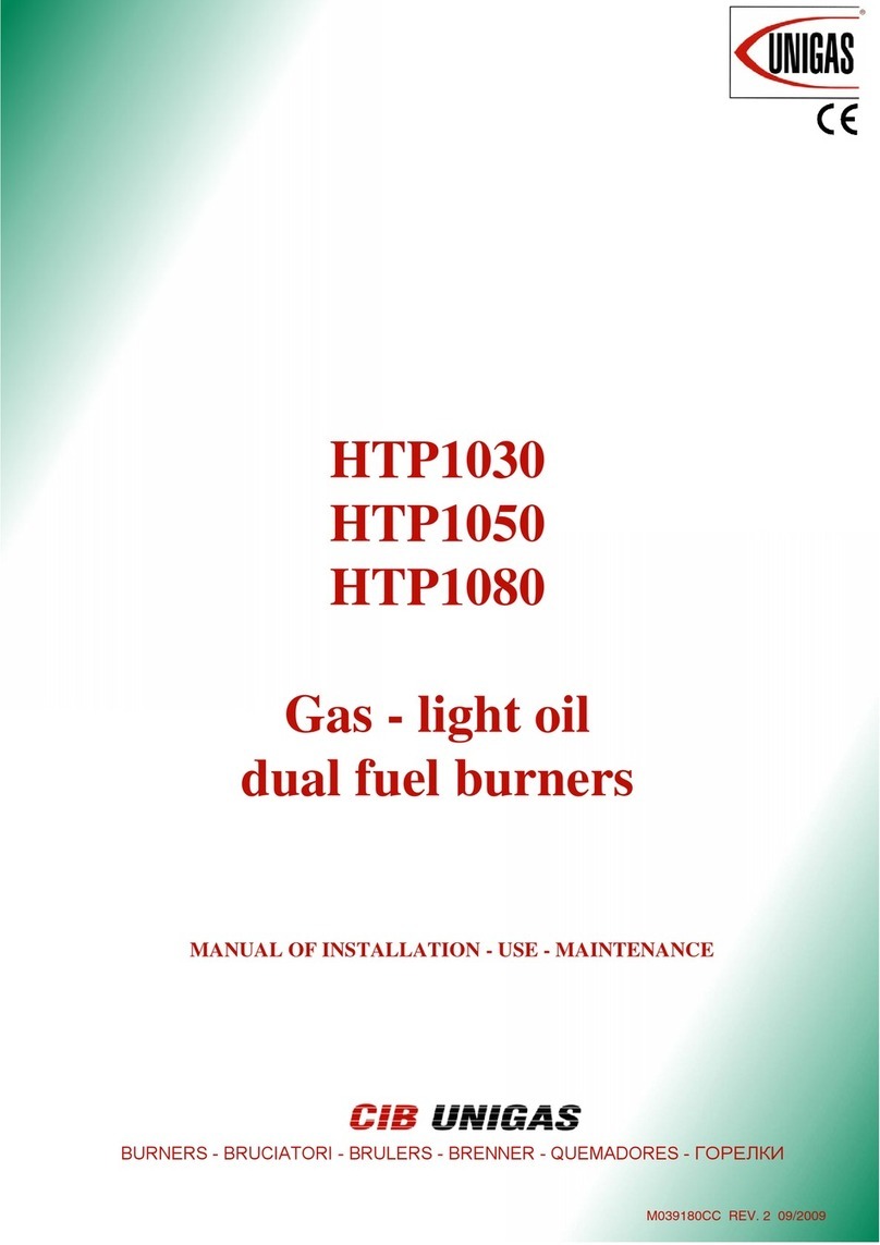 Unigas HTP1030 Installation, user's, and maintenance guide Unigas HTP1030 Installation, user's, and maintenance guide
