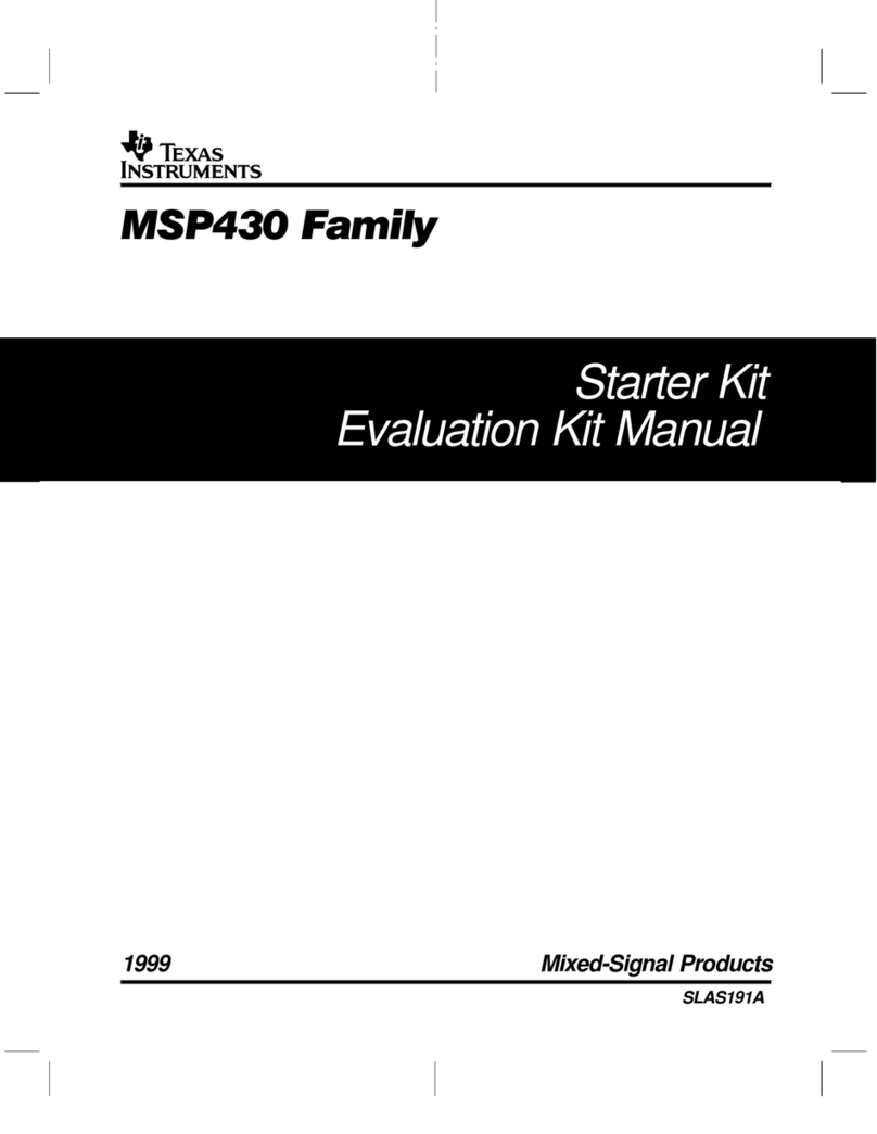 Texas Instruments MSP430 series User manual
