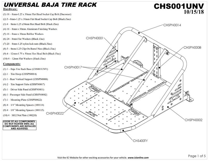 ICI CHS001UNV manual