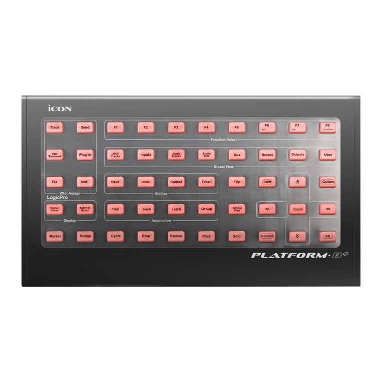 ICON PLATFORM B+ User manual