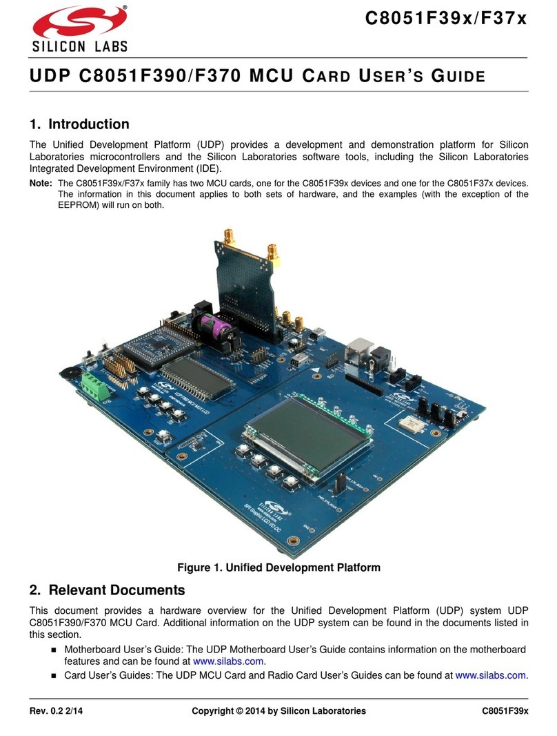 Silicon Laboratories UDP C8051F390 User manual