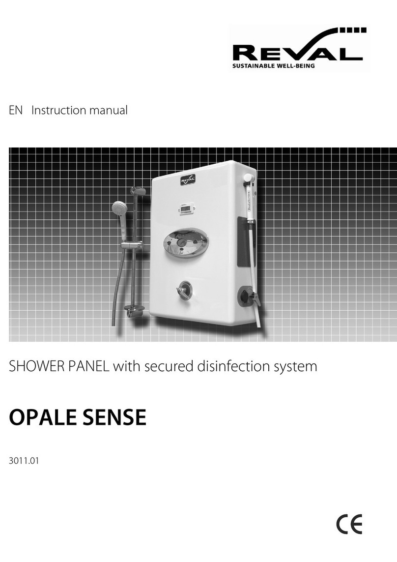 Reval OPALE SENSE instruction manual
