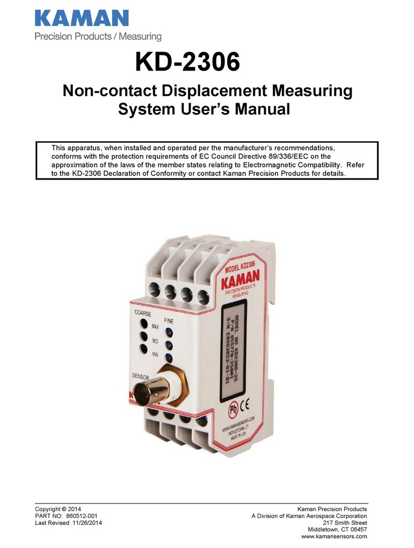 Kaman KD-2306 User manual