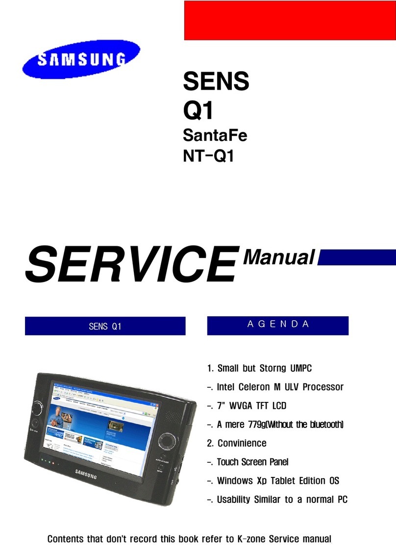 Samsung SENS Q1 Service manual