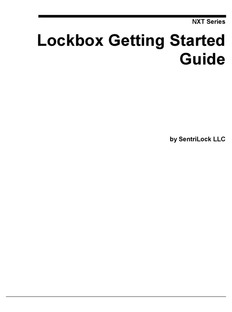 Sentrilock Lockbox NXT Series Getting started guide