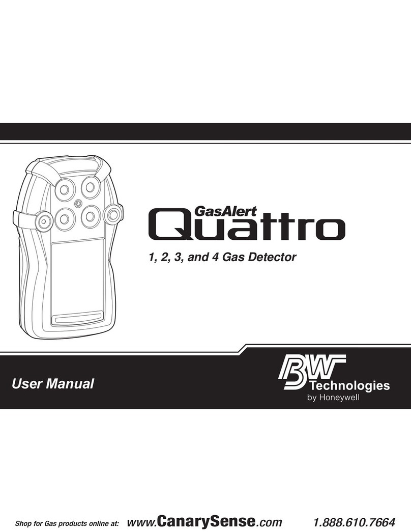 BW Technologies GasAlertQuattro user manual