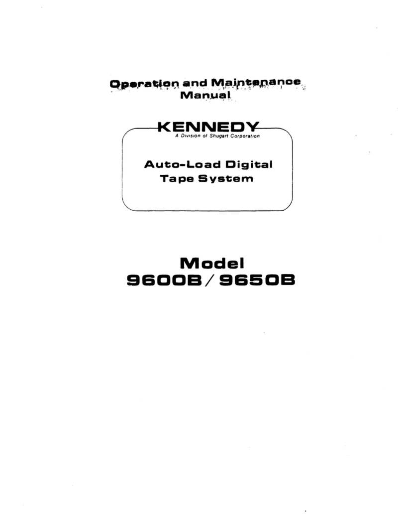 Shugart Kennedy 9600B User manual