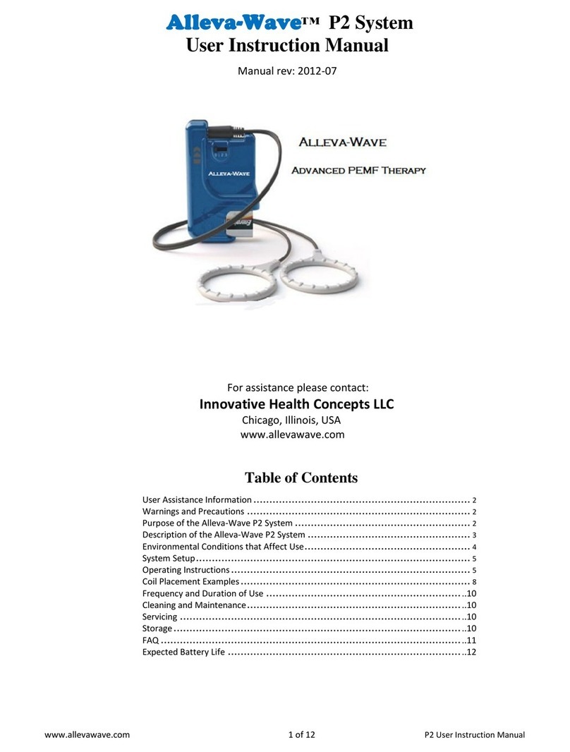 Micro-Pulse Alleva-Wave P2 User instruction manual