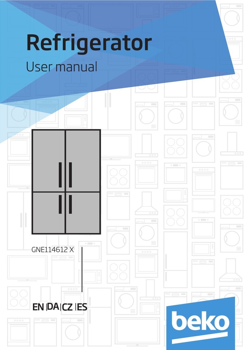 Beko GNE114612 X User manual Beko GNE114612 X User manual