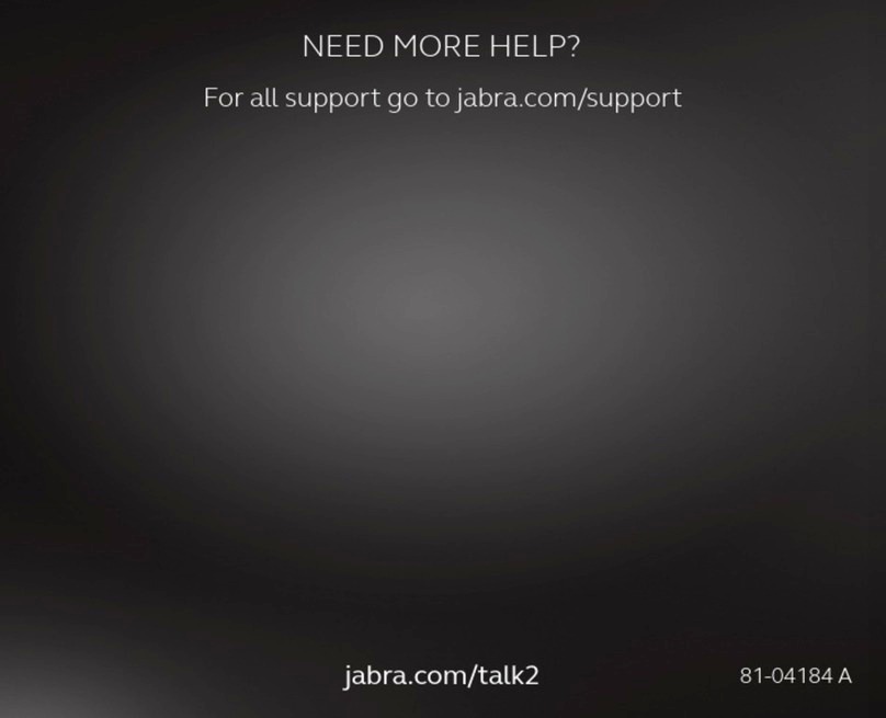 Jabra Talk 2 quick start guide