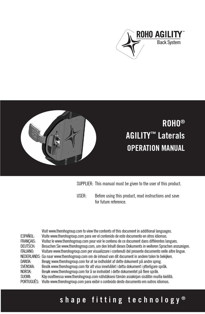 ROHO AGILITY AG-LATSA-M-FL User manual