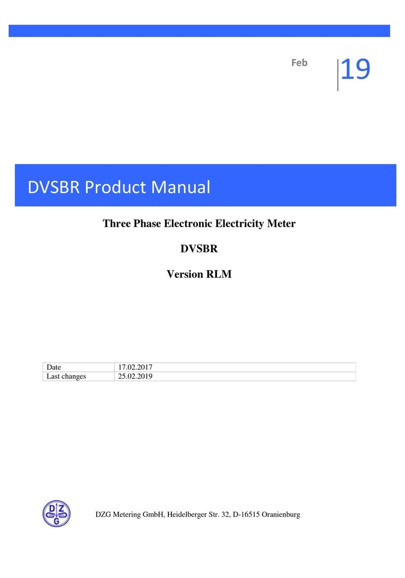 DZG Metering DVSBR Series product manual