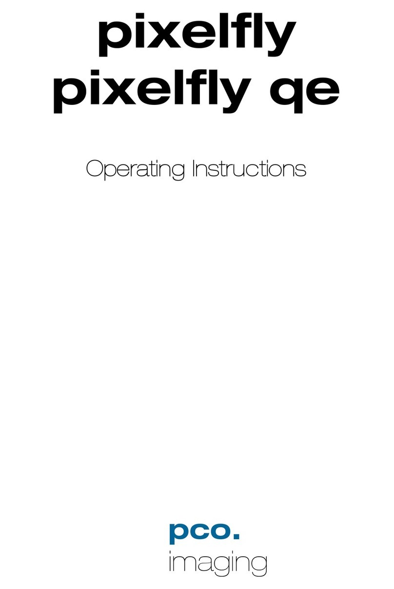 Pco pixelfly usb User manual