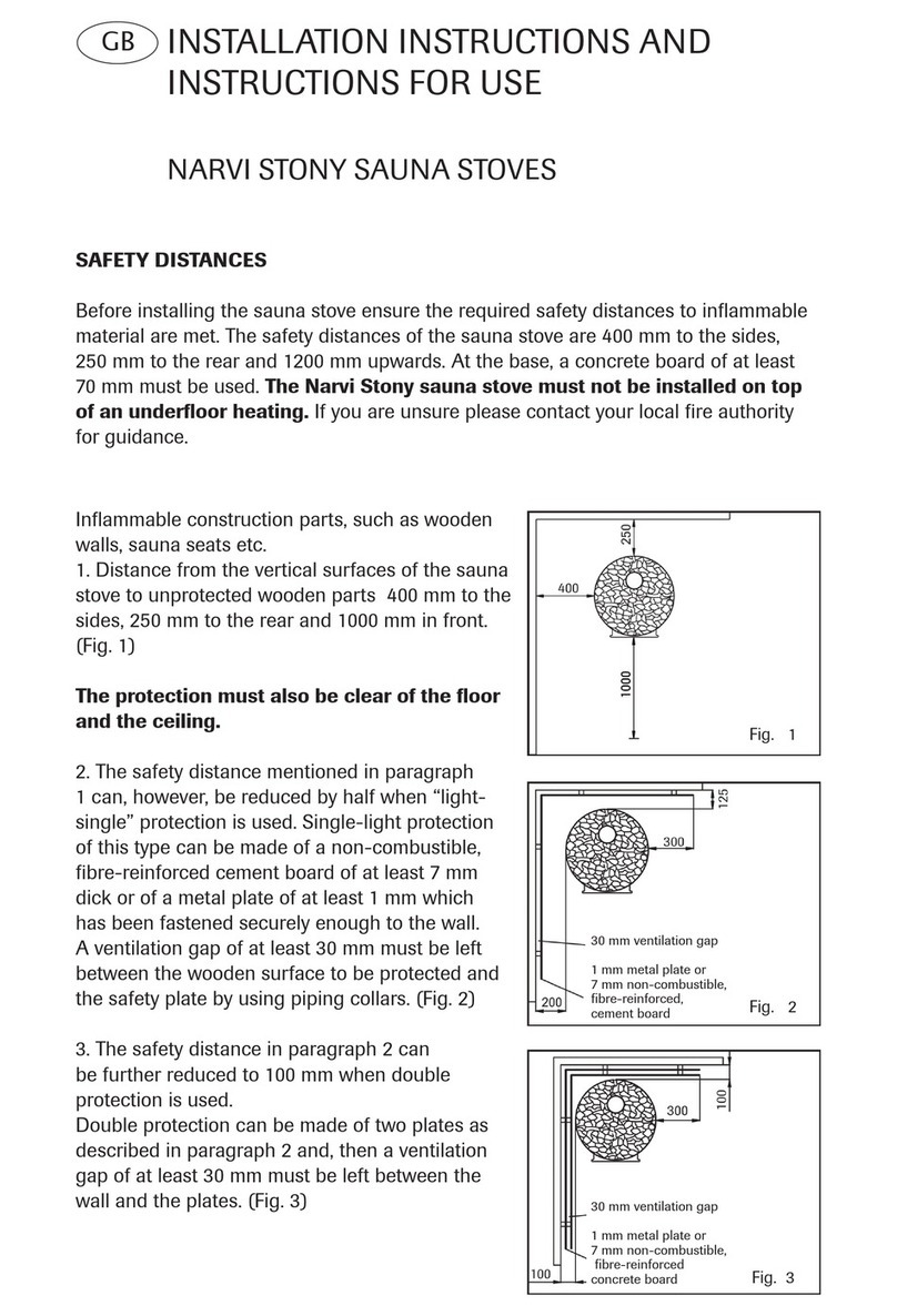 NARVI STONY 18 Installation instructions and instructions for use NARVI STONY 18 Installation instructions and instructions for use