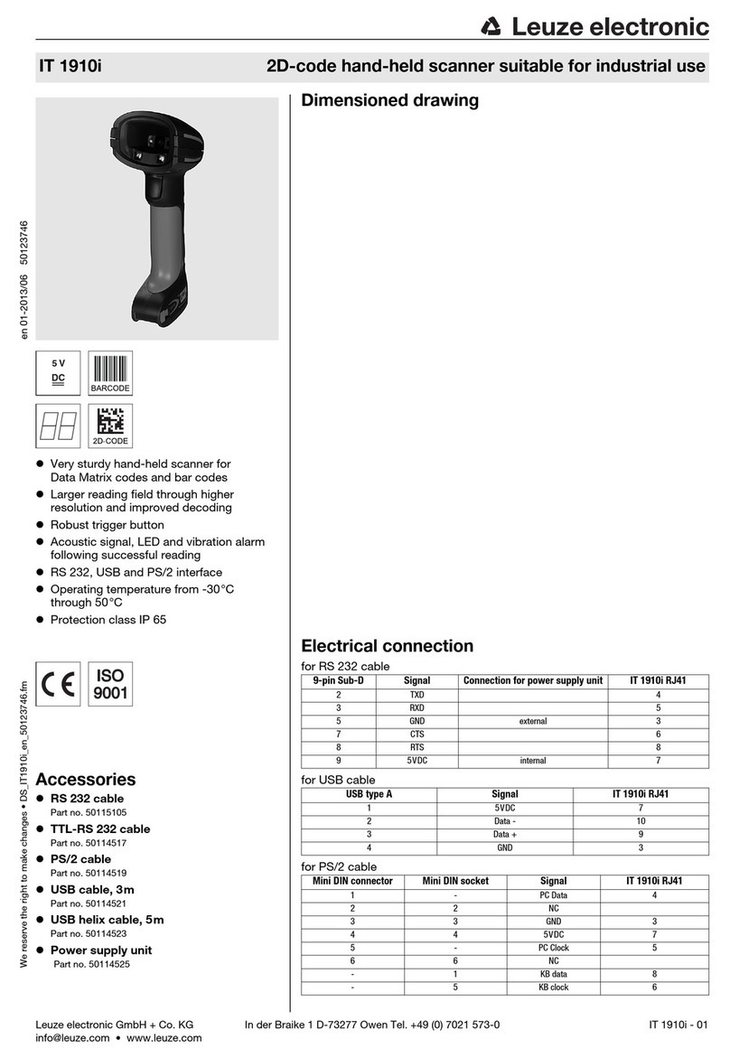 Leuze electronic IT 1910i manual