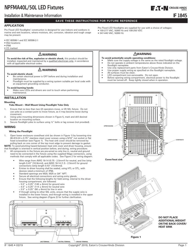 Eaton Crouse-hinds series Setup guide