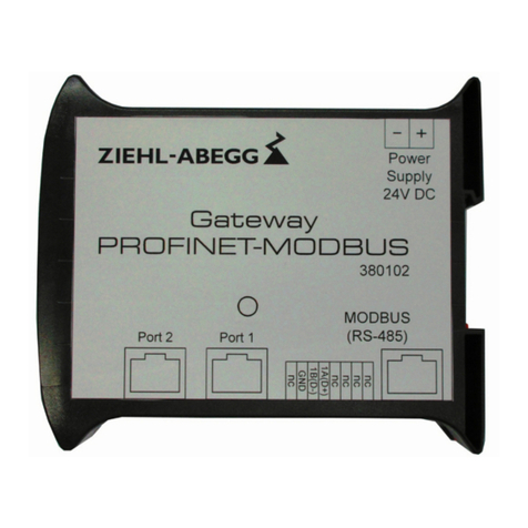 ZIEHL-ABEGG NETcon D-G-64NE operating instructions