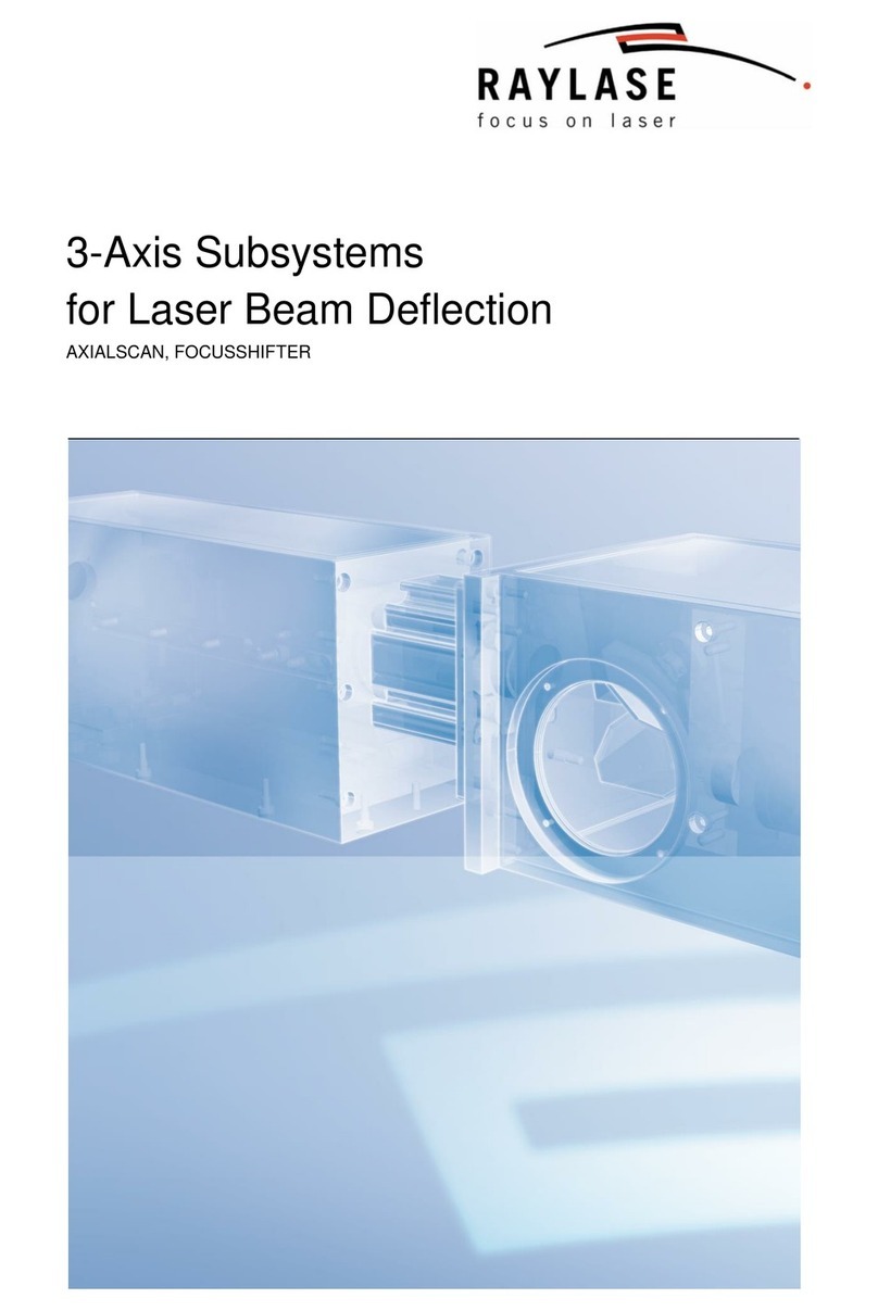 RAYLASE AXIALSCAN manual