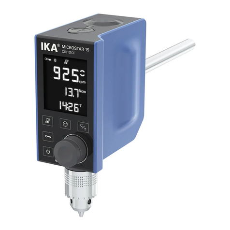 IKA MICROSTAR control Series user manual