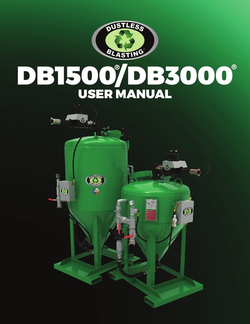 DUTLESS BLASTING DB1500 user manual