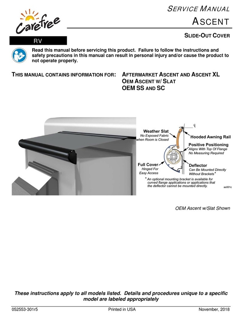 Carefree ASCENT Service manual
