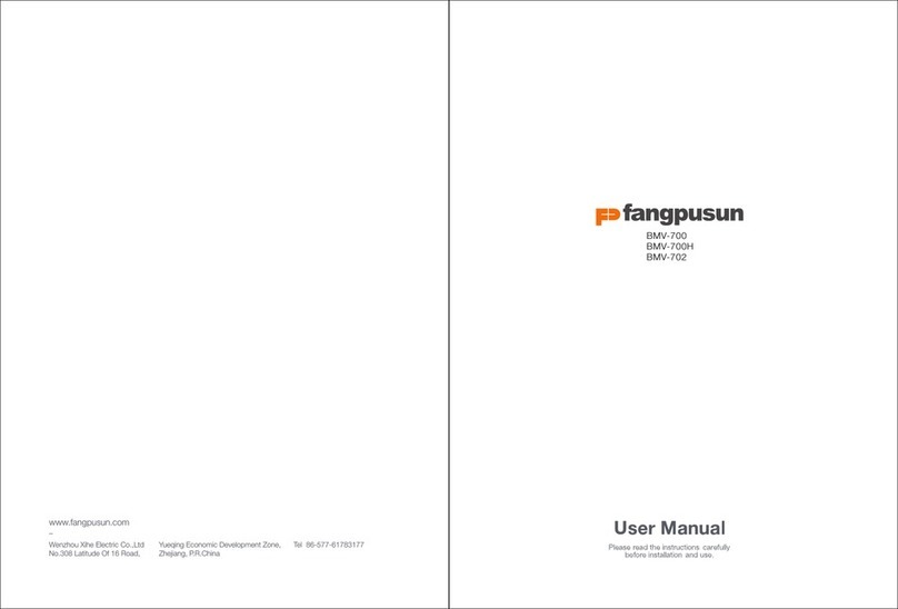 Fangpusun BMV-700 user manual