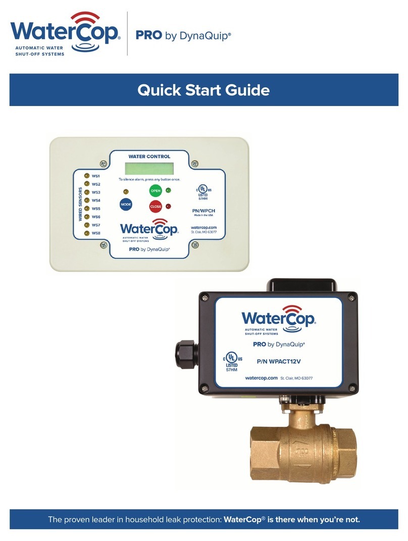 DynaQuip WaterCop Pro WPACT12V quick start guide