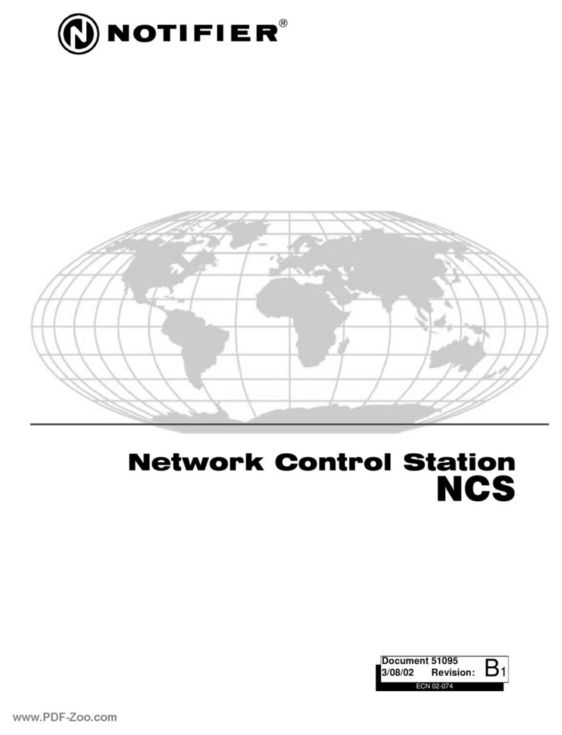 Notifier NCS User manual