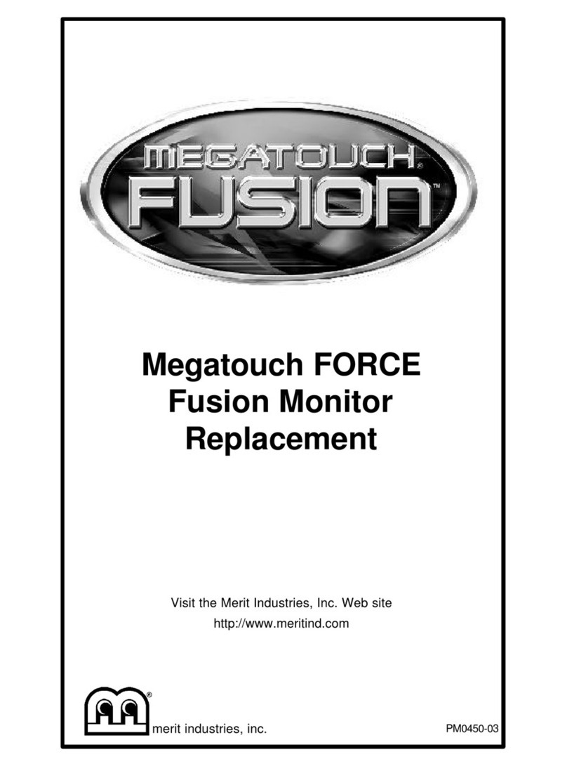 MERIT INDUSTRIES Megatouch FORCE Fusion Replacement
