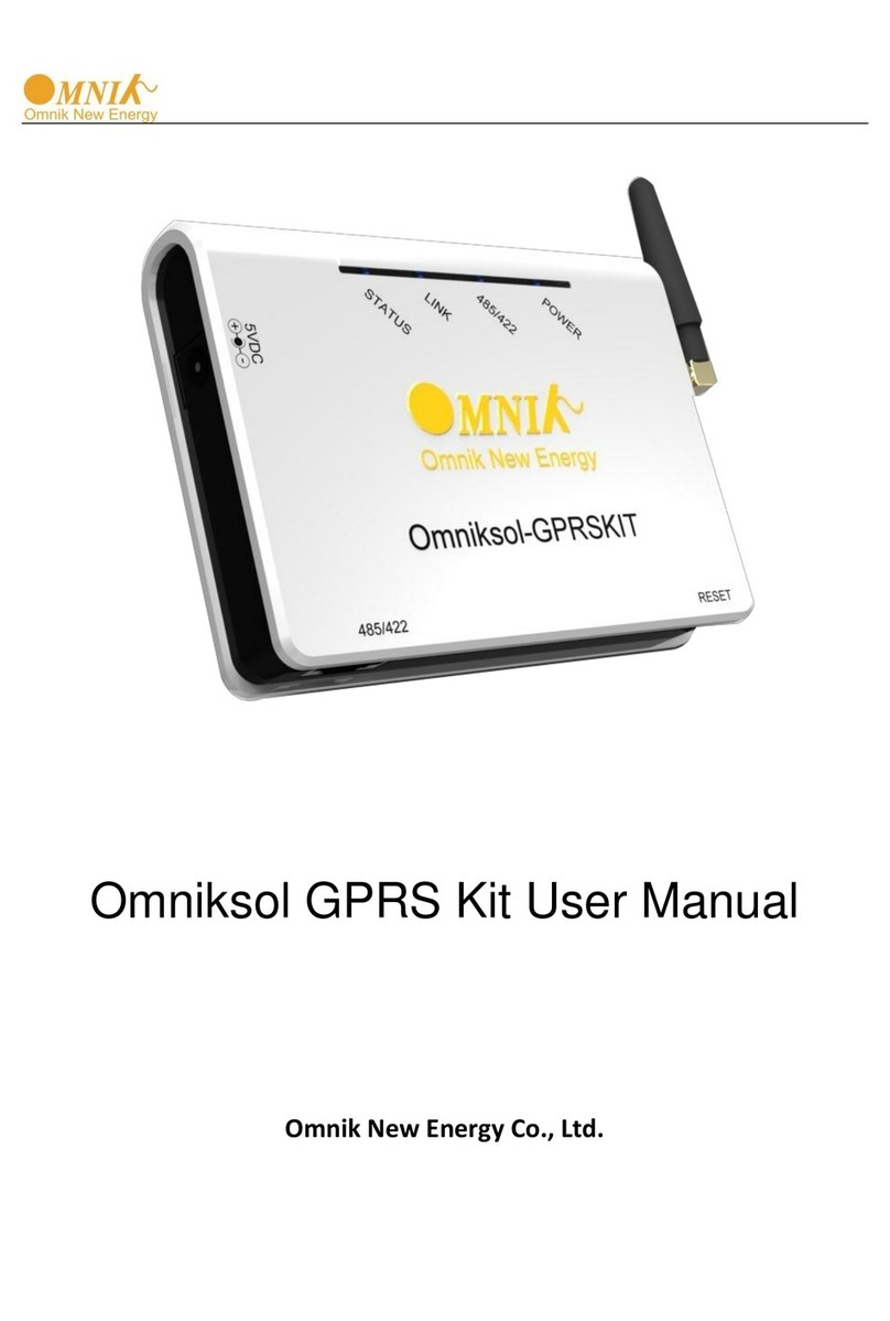 Omnik Omniksol GPRS Kit user manual