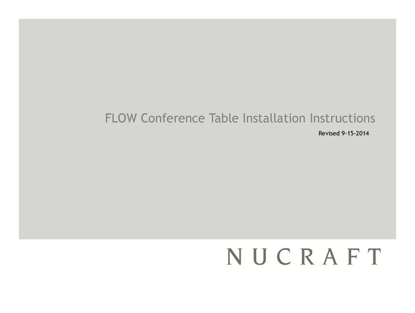 Nucraft Flow Series User manual Nucraft Flow Series User manual