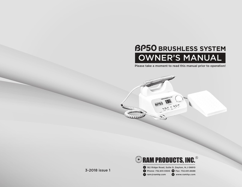 RAM PRODUCTS BP50 owner's manual