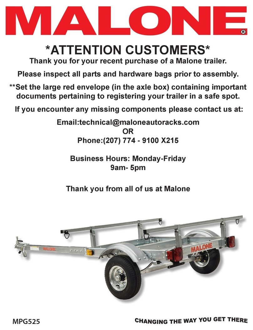 Malone XtraLight MPG525G User manual