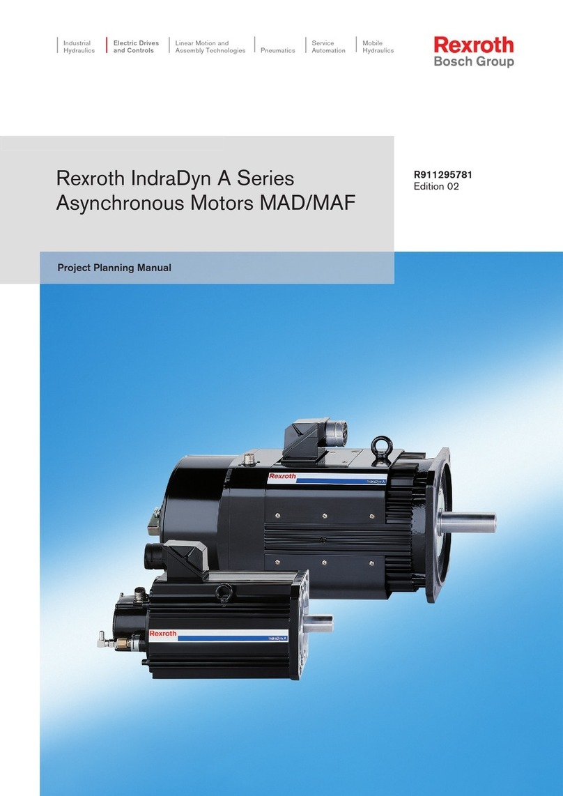 REXROTH IndraDyn A Series Project planning manual
