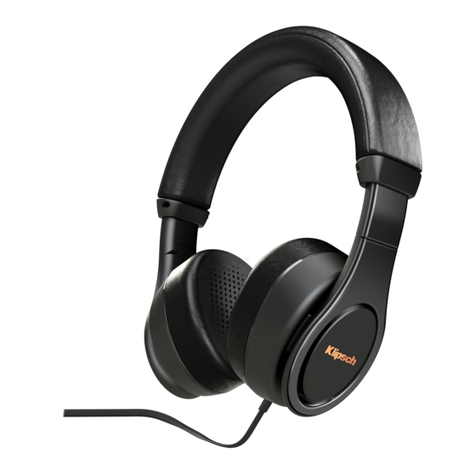 Klipsch ON-EAR quick start guide