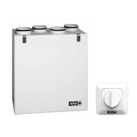 Helios KWL EC 200 Eco R User manual