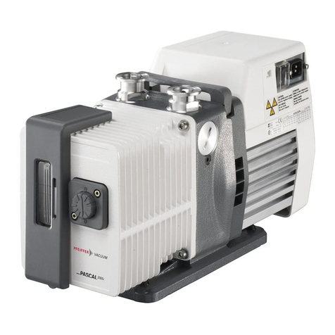 Pfeiffer Vacuum Pascal Series Maintenance instructions