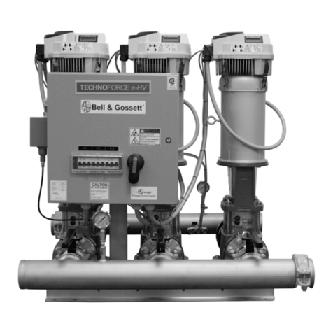 Xylem Bell & Gossett TECHNOForce e-HV Series Mechanical Installation, Operation, and Maintenance Manual
