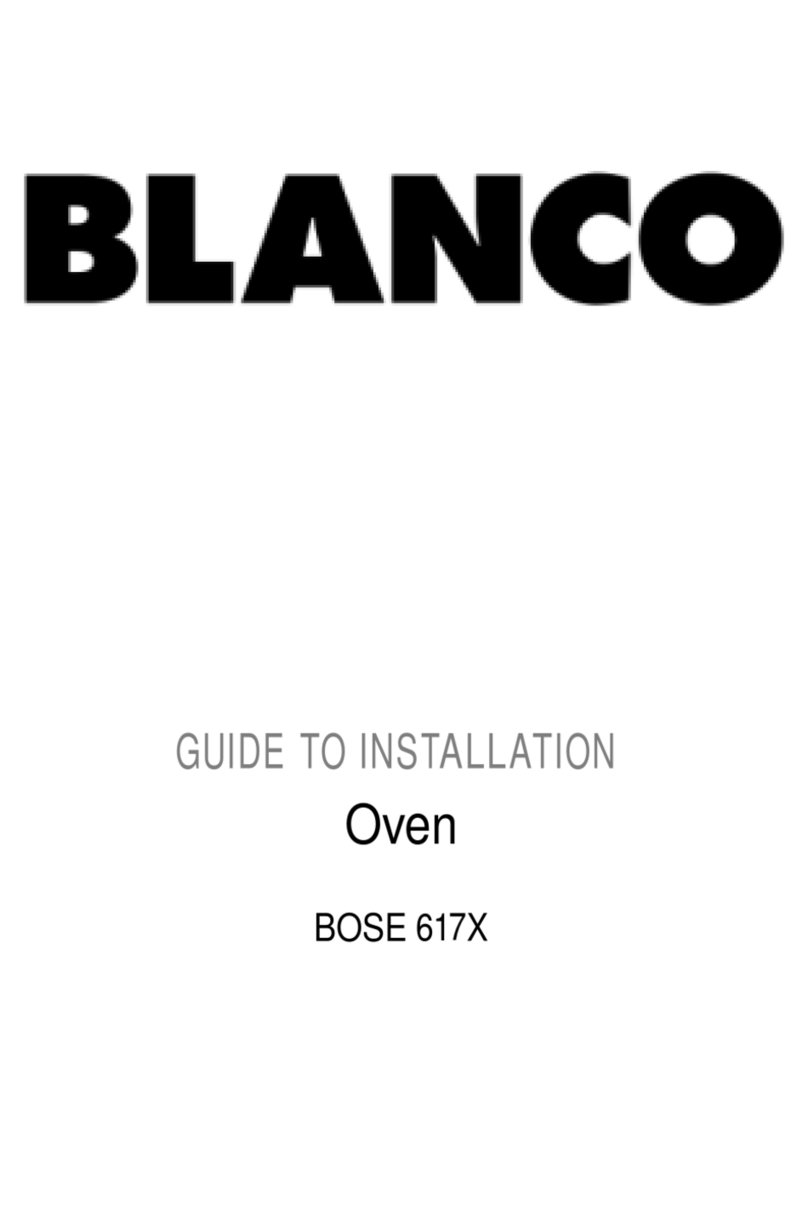 Blanco BOSE 617X Guide to installation
