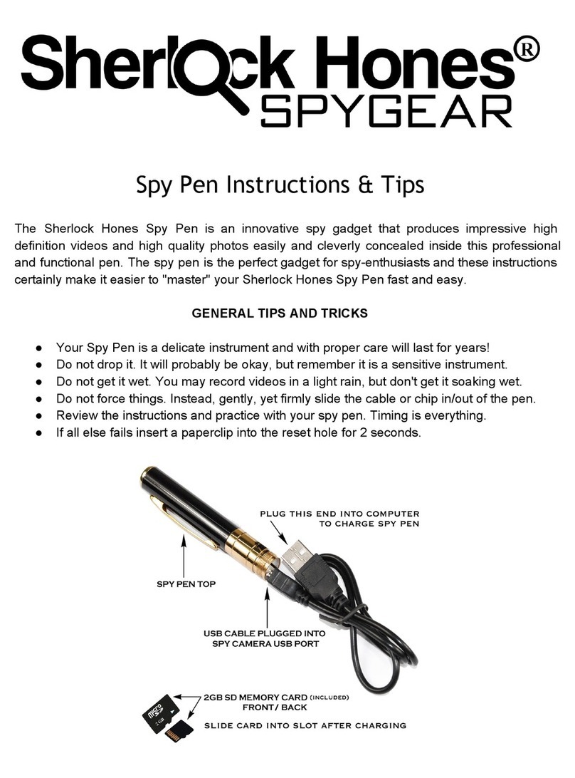 Sherlock Hones Spy Pen Instruction & tips
