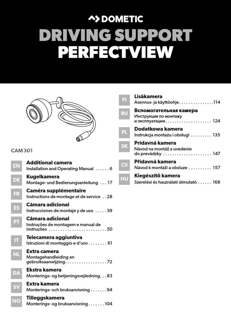 Dometic PerfectView CAM301 User manual