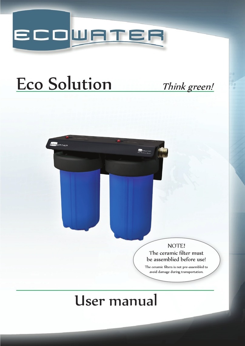 EcoWater Eco Solution User manual