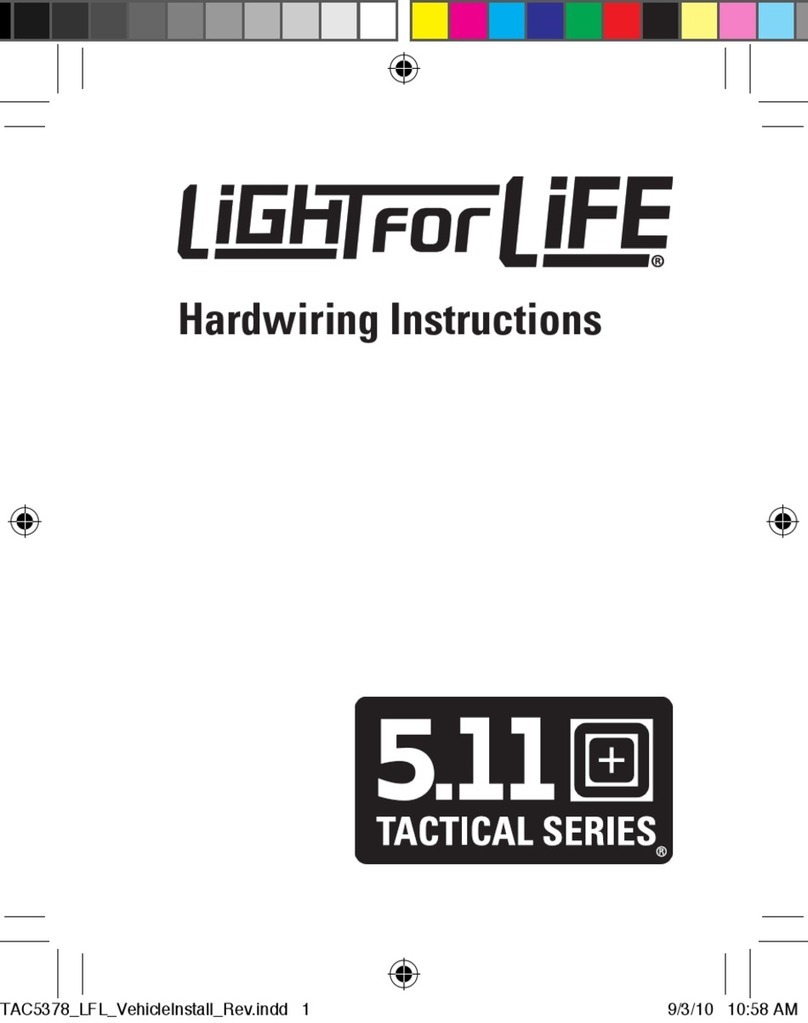 Light for Life 5.11 Tactical Series User manual