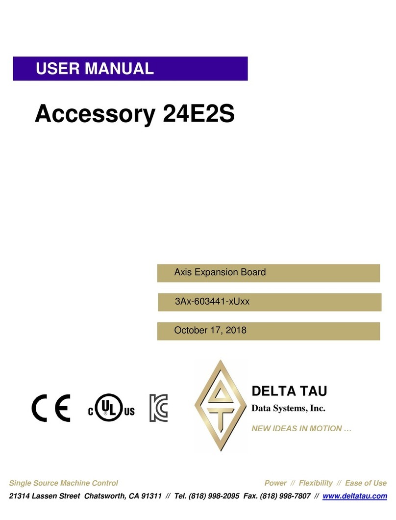 Delta Tau ACC-24E2S User manual