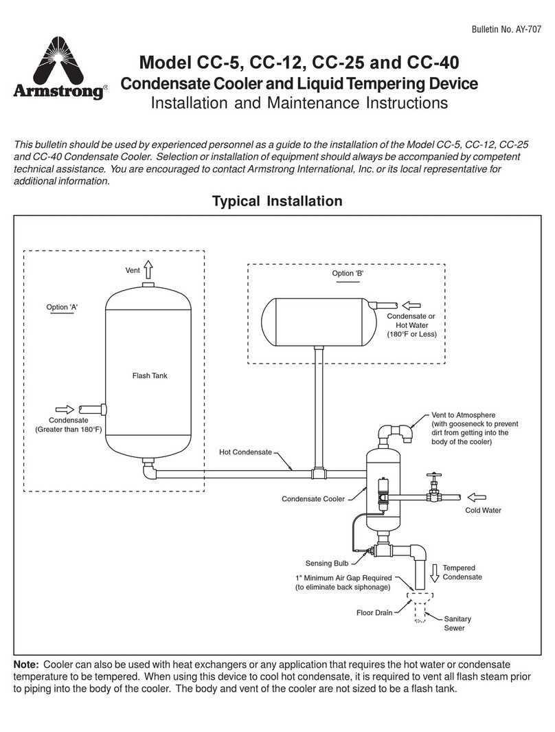 Armstrong CC-5 Installation and maintenance instructions