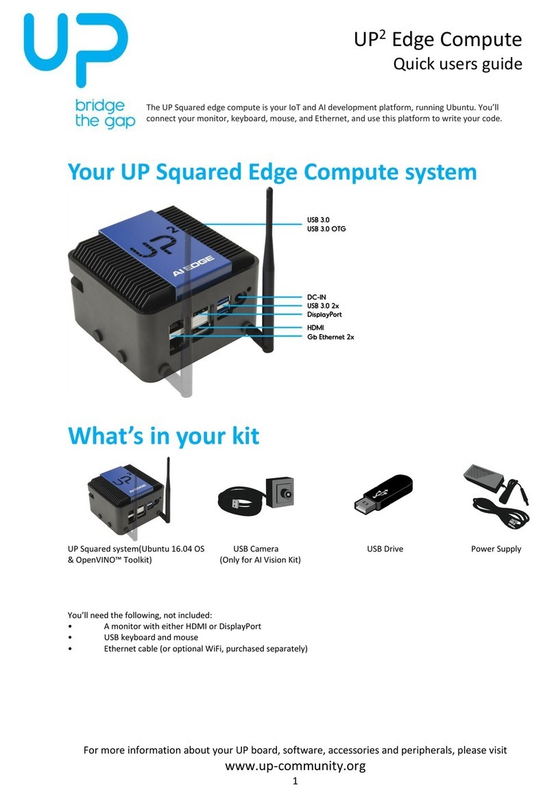 UP Edge Quick user guide