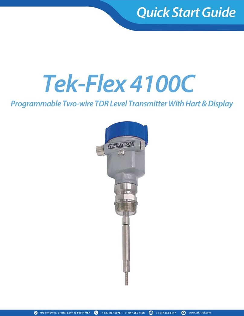 Tek-Trol Tek-Flex 4100C quick start guide
